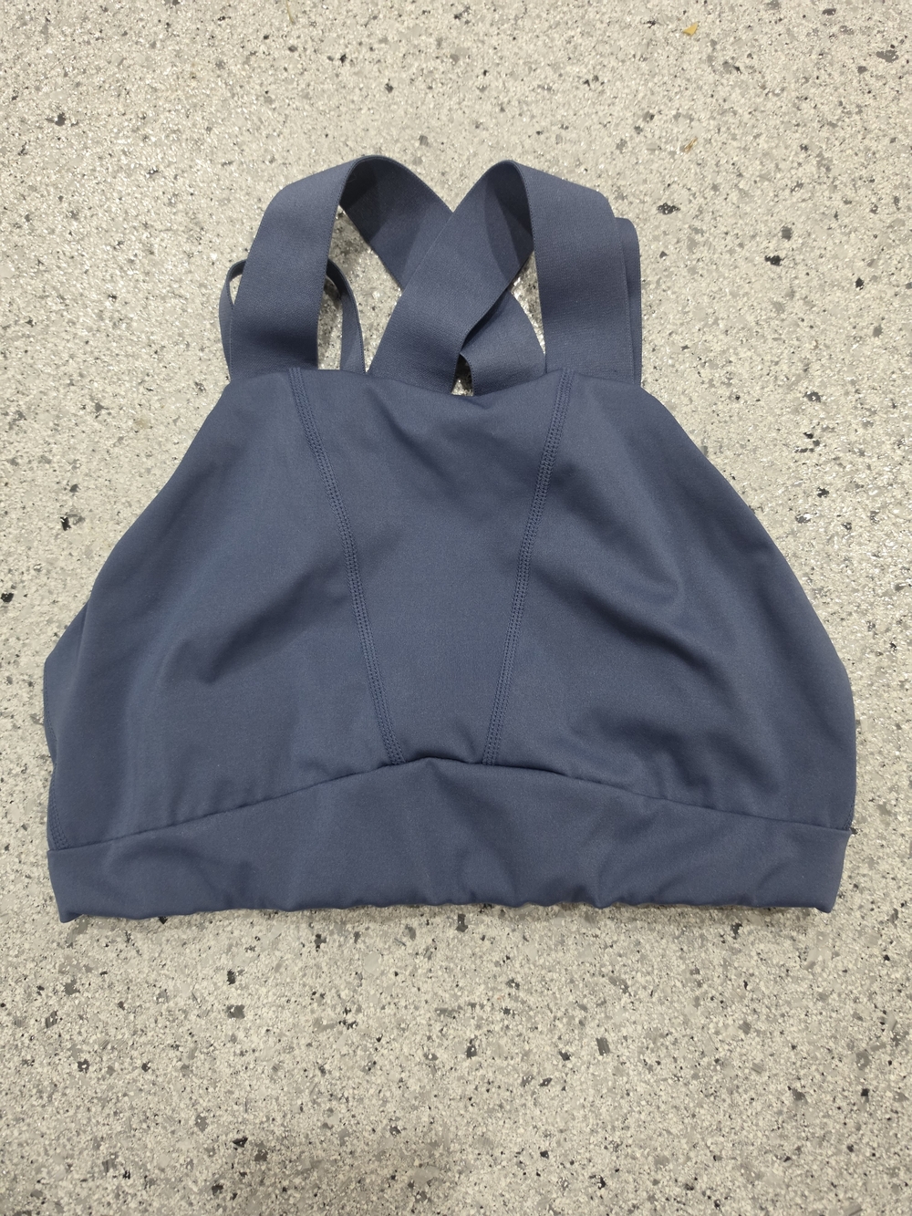 Free People Movement Strappy Sports Bra Crop Top Blue Size Small